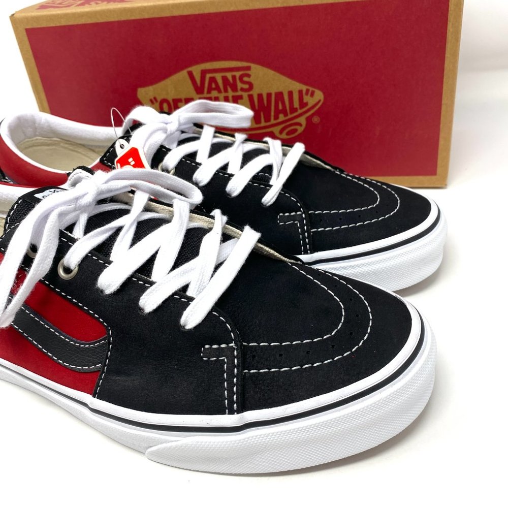 Vans Sk8 Low Leather Black Chili Pepper Sneakers Low Top SB Men's VN0A4UUK2S1 - Picture 8 of 11